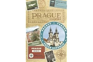 Prague Journal - a Blank Lined Vintage or Retro Style Prague, Czech Republic Travel Diary, the Perfect Prague Travel Book Gift for Someone Taking a ... Great for Prague study abroad students!