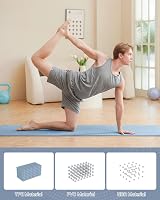Narwhal Good Nite Yoga Mat 6mm TPE Non-Slip 183x61 cm Sky Blue view 5