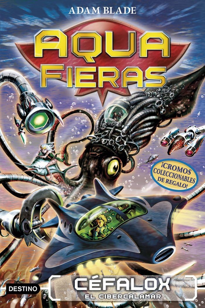 Portada de Céfalox, el cibercalamar: Aqua Fieras 1