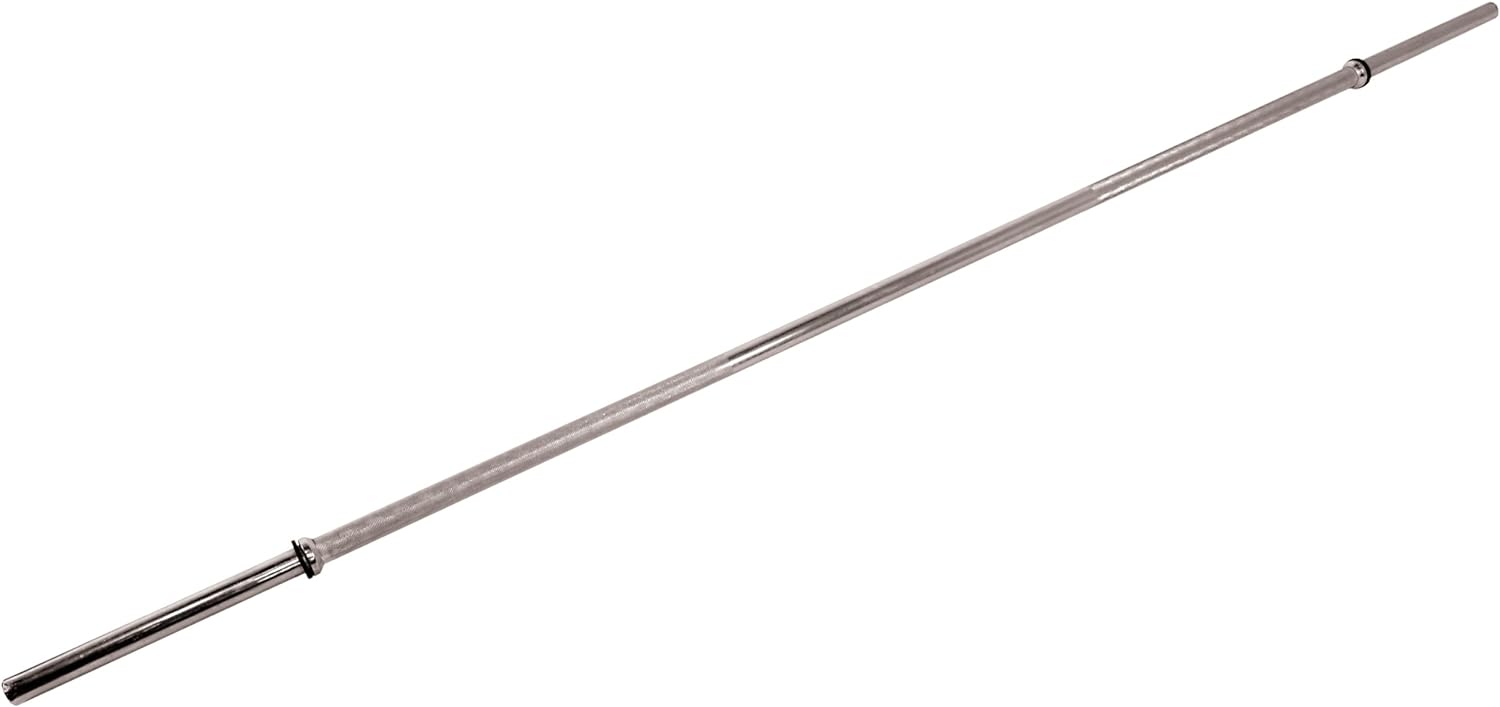 CAP Barbell 72" Standard Solid Threaded Bar, Chrome : Weight Bars : Sports & Outdoors