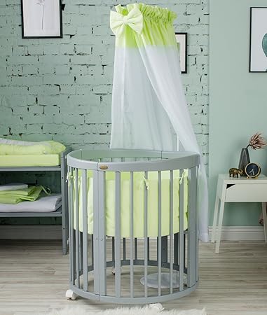 ComfortBaby SmartGrow 7in1 Grau mit Bettset Hellgrün