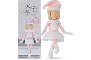 Martha Stewart Martha on The Mantel - 2025 Edition, 12" Christmas Figurine, Holiday Collectible Decor, Secret Santa Collectible, Stocking Stuffer Gift for Men and Women