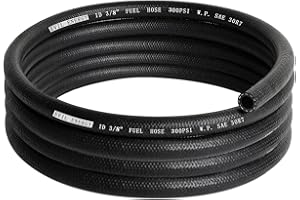 EVIL ENERGY 3/8 Fuel Hose Line Push Lock NBR Rubber SAE 30R7 10FT 300PSI