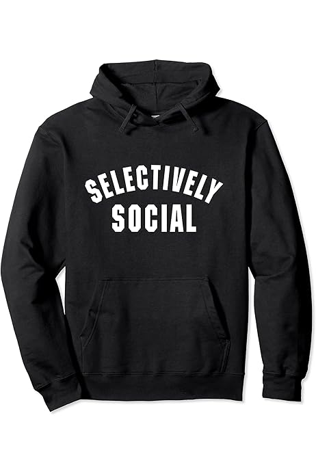 Amazon.com: Selectively Social Pullover Hoodie : Clothing, Shoes \u0026 Jewelry