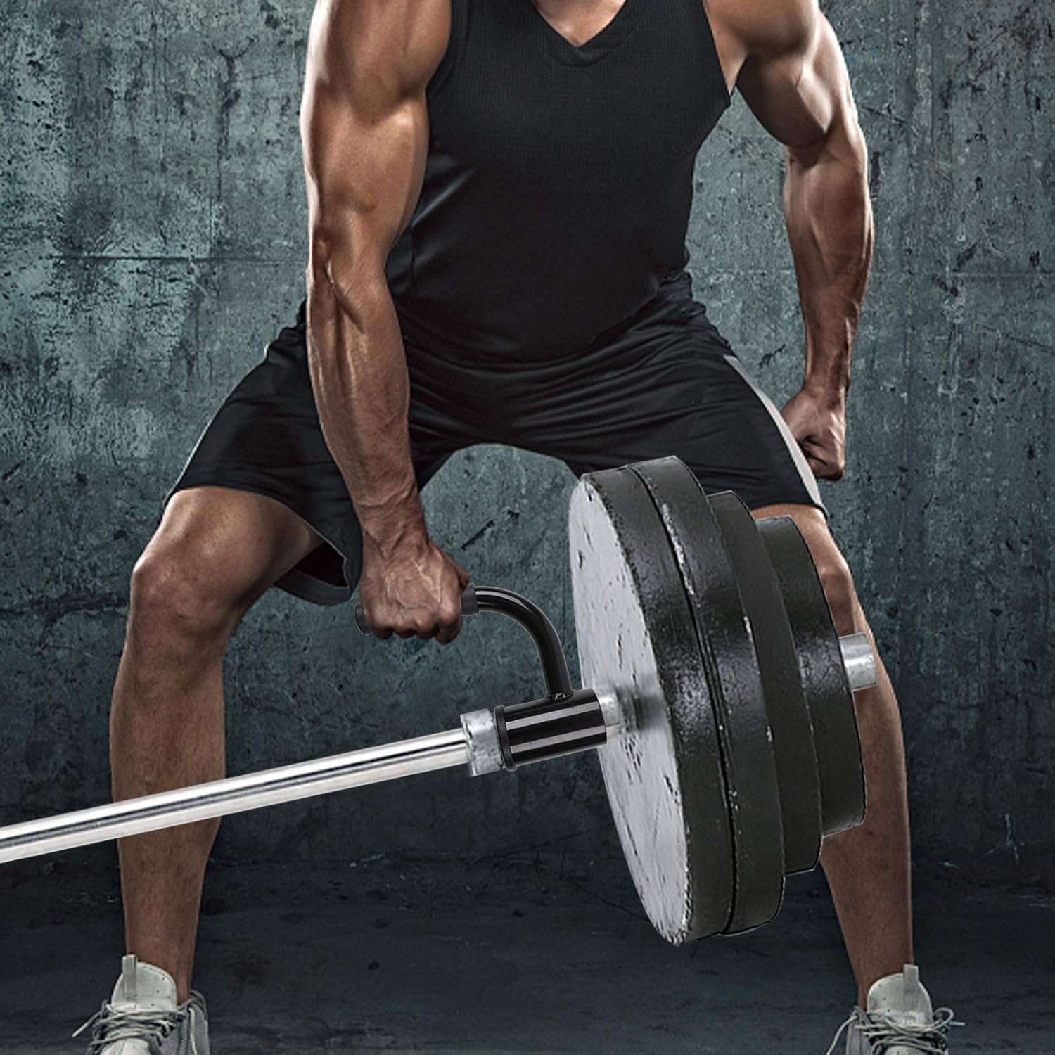 CXPZLLBNHH Single Arm Landmine Handle Attachment T Bar Row Landmine Attachment It Can Exercise Your Biceps Power Suitable for 2 inch Olympic Pole: Sports & Outdoors
