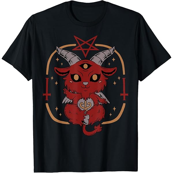 Amazon.com: Hail Satan Death Metal Cute Satanic Pentagram Baphomet