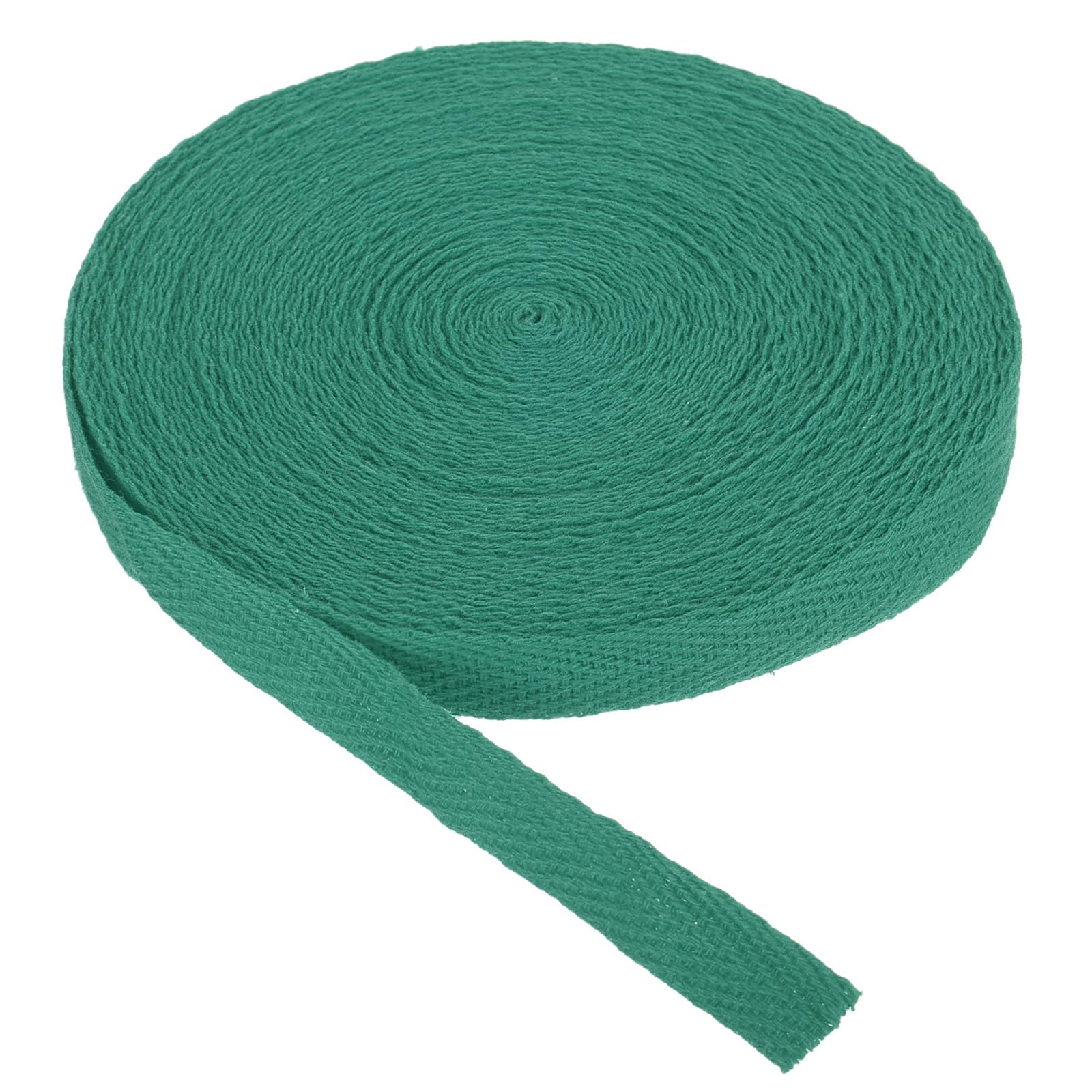 PATIKIL Cotton Twill Tape 10mm(3/8 Inch) 10 Yards Cotton Ribbon Bias Binding Tapes Herringbone Webbing Trim for Sewing Gift Wrapping Craft DIY Onion Green - 9m
