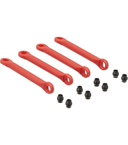 Amazon.com: Traxxas 7038 Red Front and Rear Toe Links with Hollow