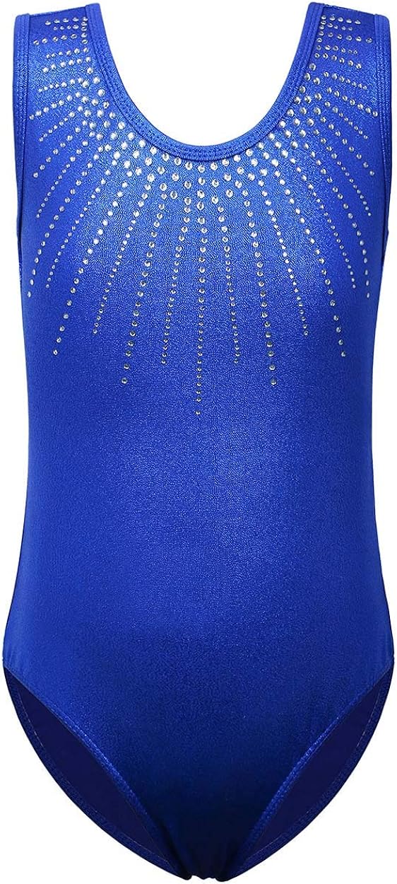 BAOHULU Gymnastics Leotards for Girls Shiny Jewels Kids Athletic Apperal Dance Outfit: Clothing