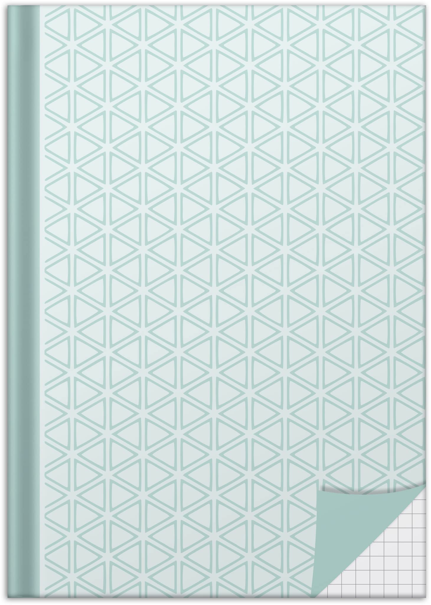 RNK 46801 Notebook Mint in DIN A5 Squared with 96 Sheets 70 g/m², Pack of 1