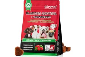 Urinary Tract Infection Treatment for Dogs, Cranberry for Dogs UTI Treatment - Dog Probiotics Bladder & Kidney Health Supplem