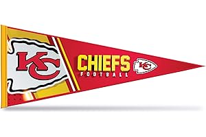 Rico Industries NFL Football Primary 12" x 30" Felt Wall Décor Pennant - Great for Home/Bed Room/Man Cave Décor