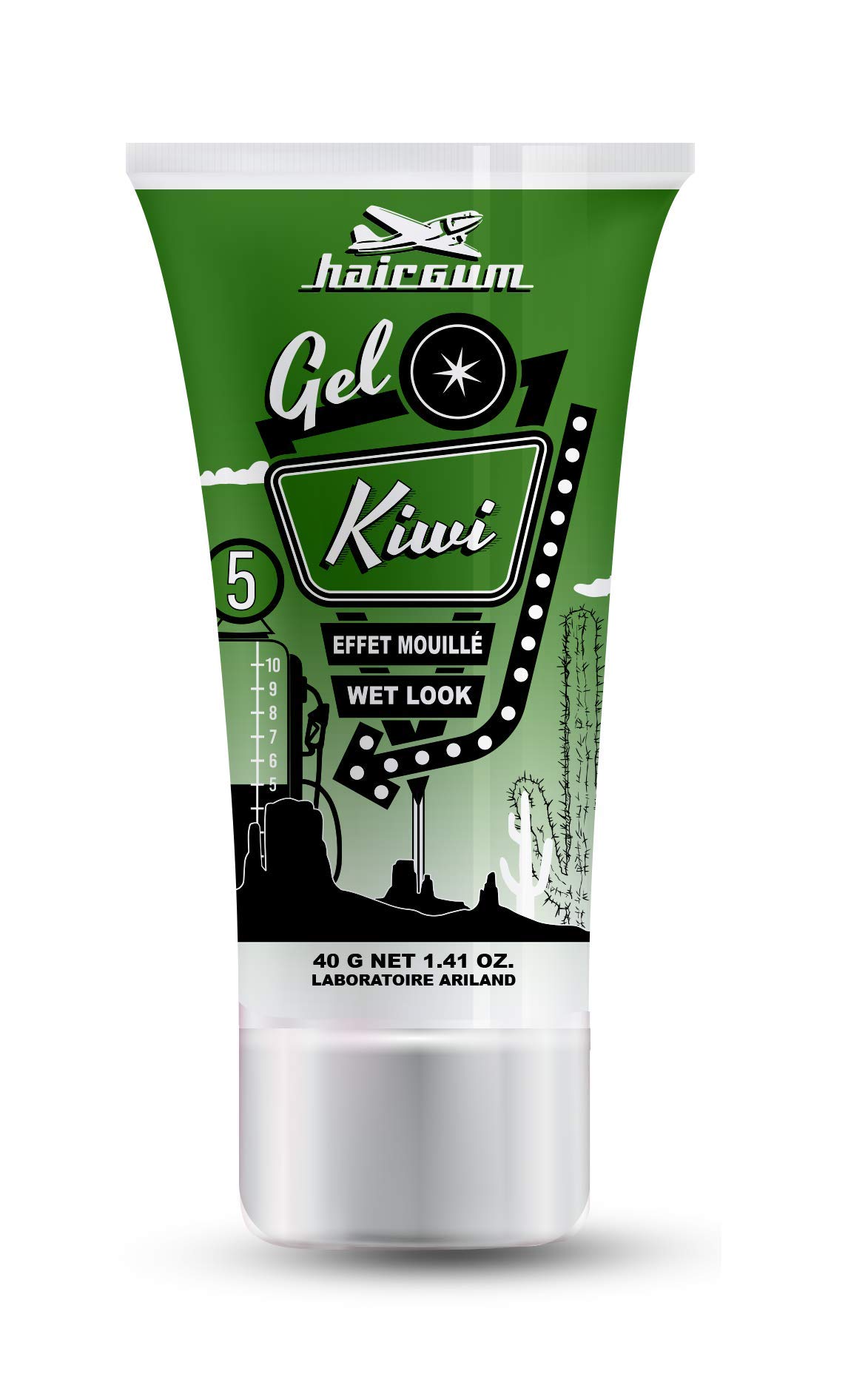 Mini Gel fixing kiwi wet effect Hairgum 40 Gr