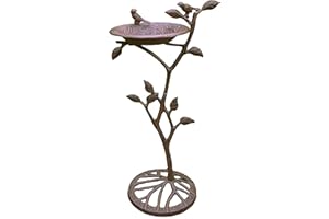 Oakland Living Meadow Bird Bath, Antique Bronze