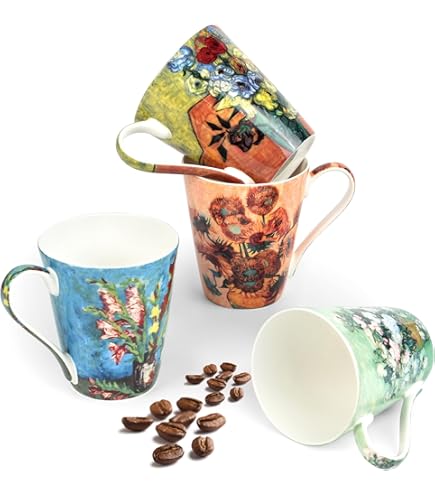 L & P Home & Gifts Lesser Pavey Reactive Glaze 2S Mugs 2ASST | Ceramic Coffee Mugs Set For Or Work | Designed By Elements | Lovely Mugs For Tea, Coffee Hot - View #7