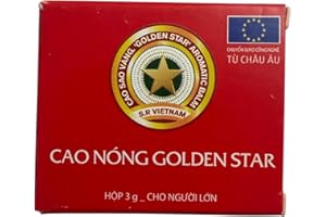 Golden Star Vietnamese Hot Balm - Cao Sao Vang - Cao Nong 3g