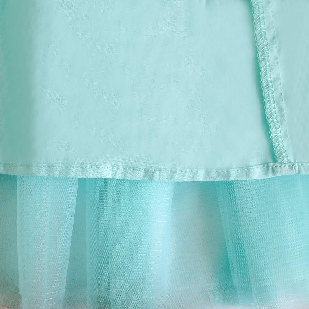 Sunny Fashion Girls Skirt Blue Heart Sequins Sparkling Tutu Dancing Size 2-12: Clothing