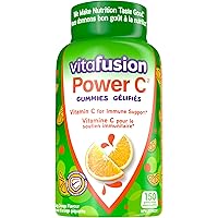Vitafusion Power C Gummy Vitamins - 188 mg of Vitamin C for Immune Support, Source of Antioxidants, 50-Day Supply - 150 Count