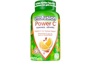 Vitafusion Power C Gummy Vitamins - 188 mg of Vitamin C for Immune Support, Source of Antioxidants, 50-Day Supply - 150 Count