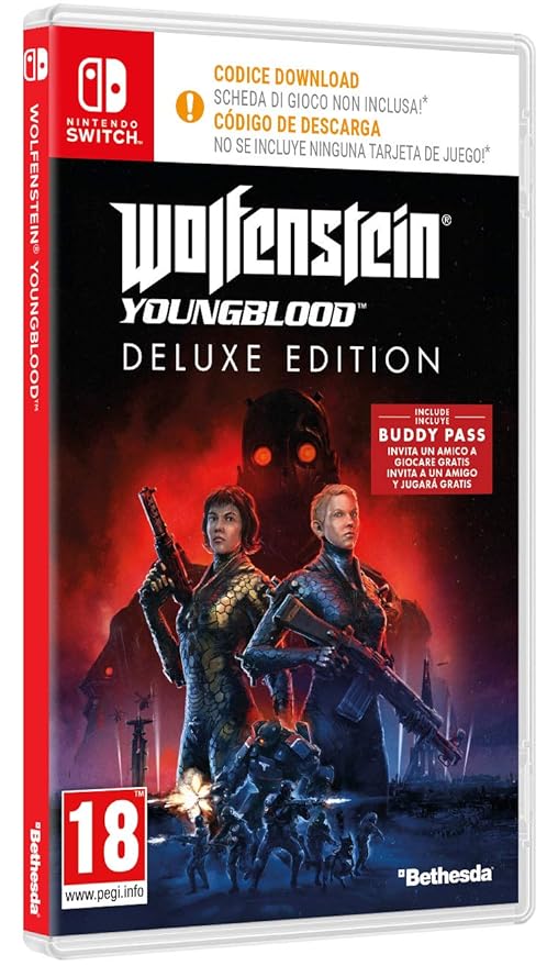 Wolfenstein Youngblood - Edición Deluxe Nintendo Switch: Amazon.es ...
