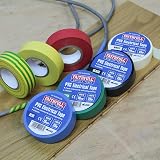 Faithfull Green/Yellow PVC Electrical Tape 19mm x 20m FAITAPEPVCGY view 5
