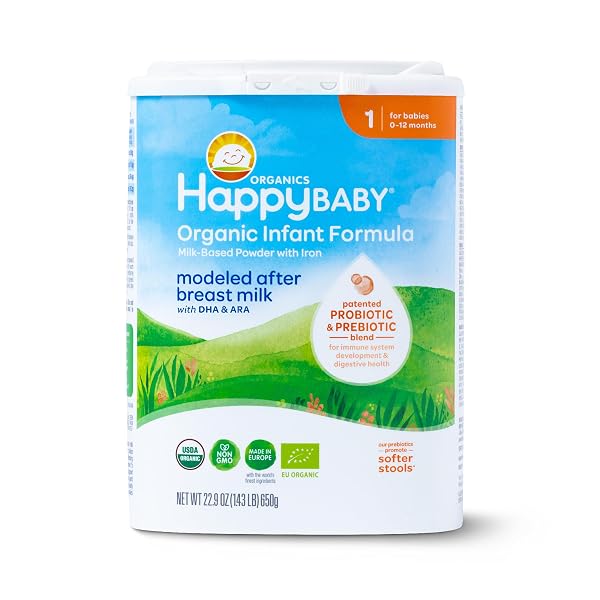 HAPPY BABY ORGANICS STAGE 1 INFANT FORMULA, 0-12...