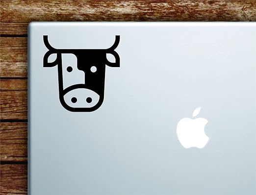Amazon Com Boop Decals Cow Laptop Apple Macbook Car Quote Wall