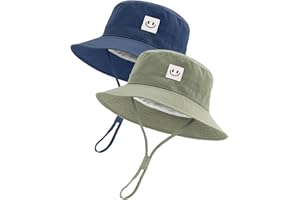 FURTALK Baby Sun Hat Smile Face Toddler Boys Girls Bucket Hat for Kids 0-5 Years