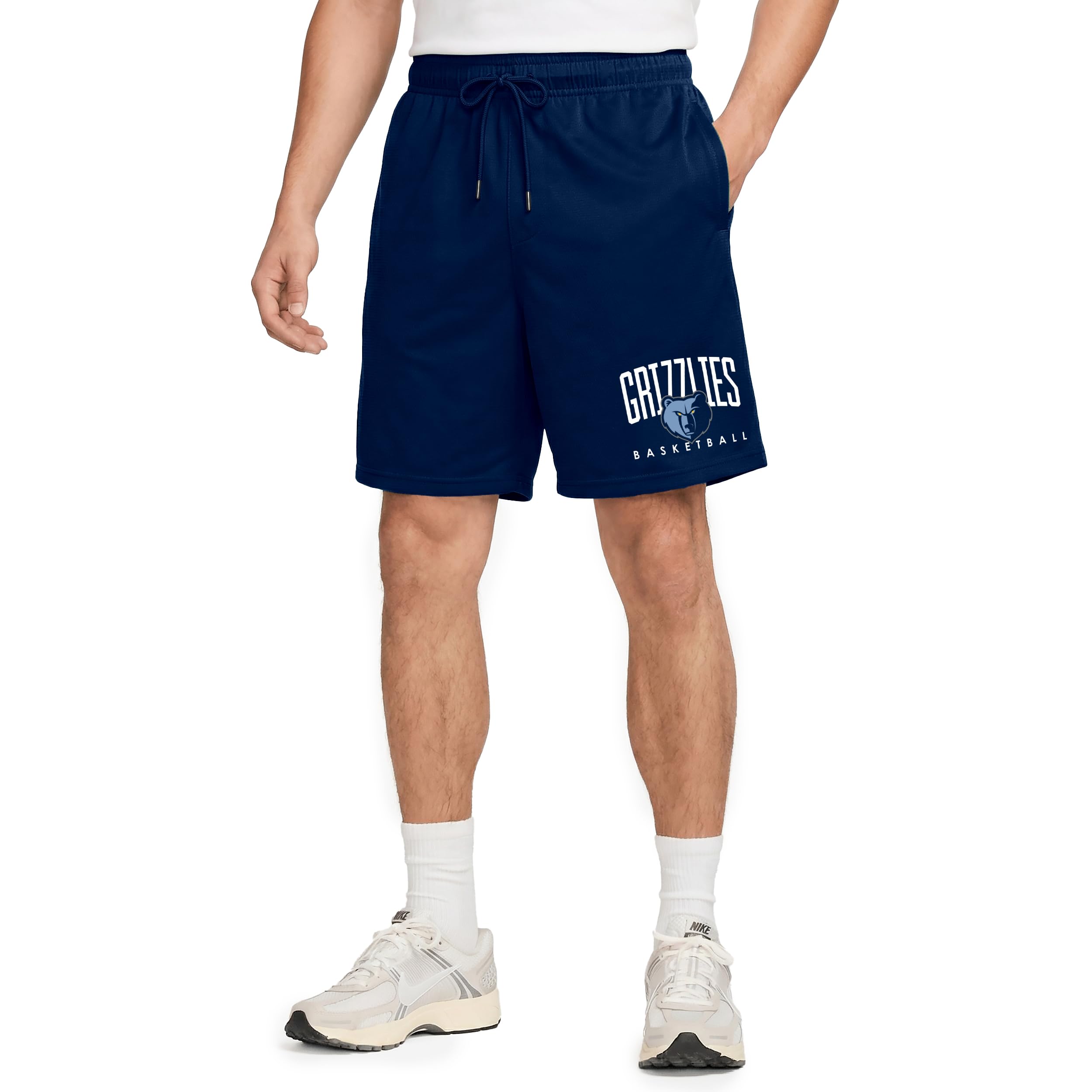 Ultra Game Men’s NBA Official Soft Air Mesh Teamster Basketball Shorts - Classic Fit, Memphis Grizzlies, Team Color 2, Small Image