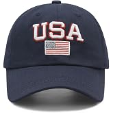 Waldeal American Flag Hat, 4th of July USA Flag Baseball Cap for Men Women