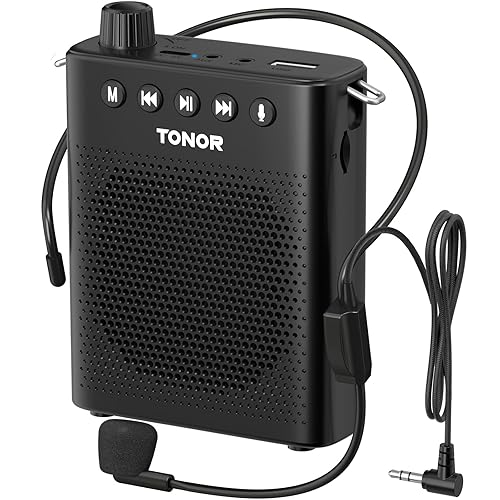 Voice Amplifier Pa Wireless Meeting Amplifier TONOR Portable