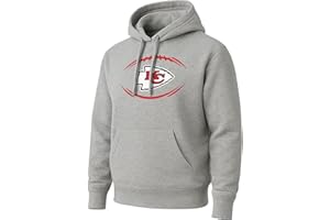 Hybrid Sports NFL - Logo Snap - Officially Licensed Lightweight Pullover Hoodie