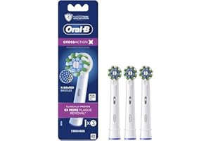 Oral-B Cross Action Electric Toothbrush Replacement Brush Heads Refill, 3 Count