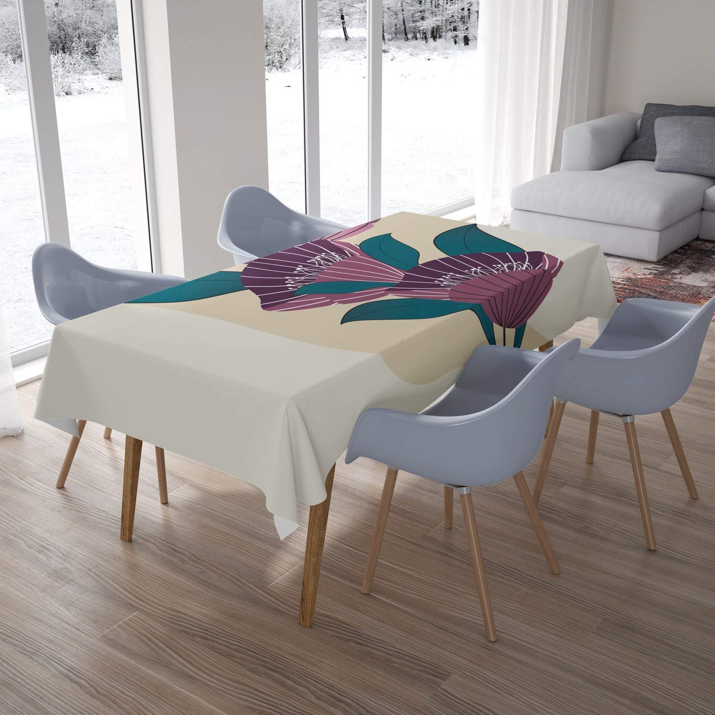 Bonamaison Kitchen Decoration, Tablecloth, 140cm x 200cm - Designed and Manufactured in Turkey