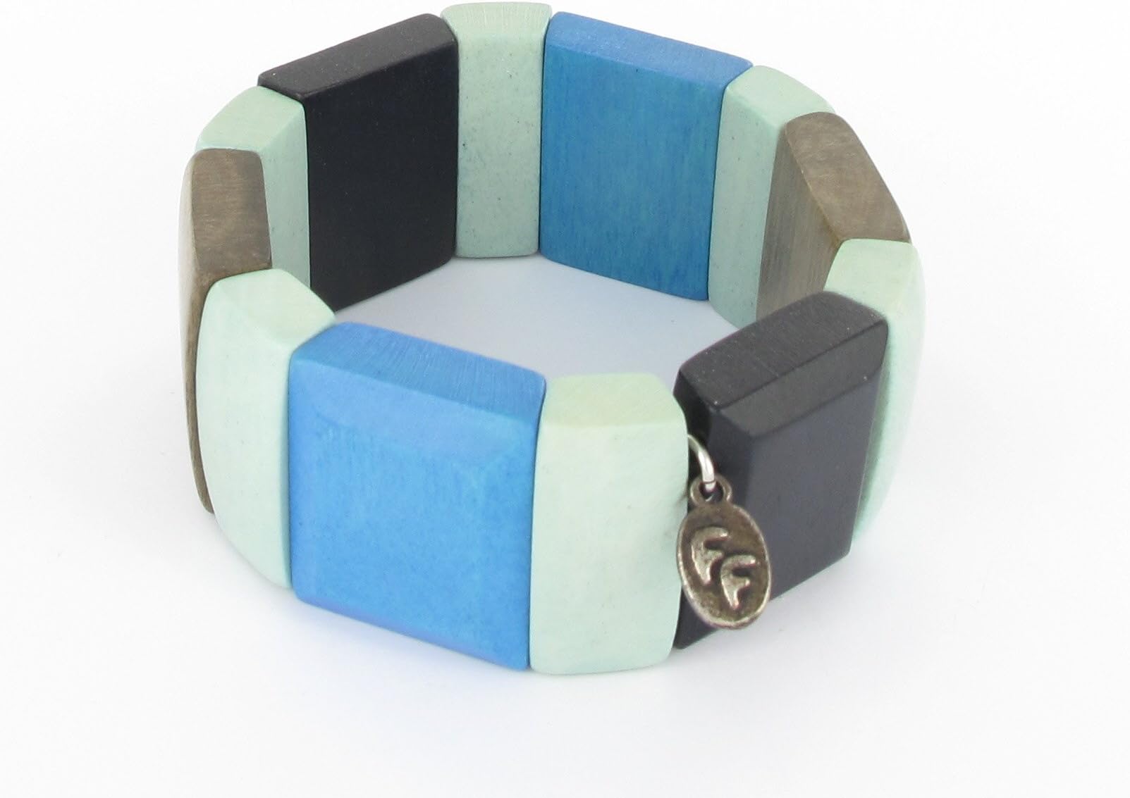 FANNY FOUKS Grey and Blue Bracelet