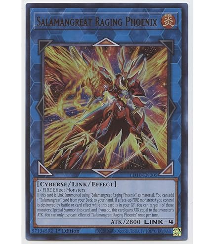 Amazon.com: Yu-Gi-Oh! - Salamangreat Pyro Phoenix - CHIM-EN039 - Secret  Rare - 1st Edition