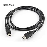 3ft CablesOnline USB 2.0 Mini-B 5-Pin to Mini-B 5-Pin Male/Male Cable, USB2-5503