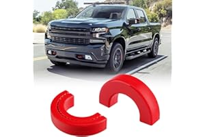 2 Pack Tow Hook Covers Compatible with Chevy Silverado 1500 2007-2025 & GMC Sierra 1500 2007-2018 Car Tow Hooks