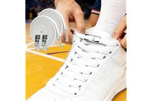Elastic No-Tie Shoelaces - Slip-On Polyester Laces for Sneakers, Quick-Lock Design, Perfect for Sports and Casual Shoes