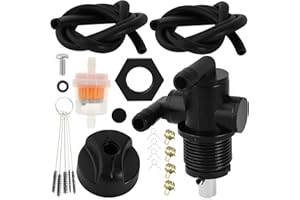 QAZAKY 7052159 Fuel Tank Shut Off Valve Petcock Compatible with Polaris ATV Sportsman 400 500 600 700 2004 2005 Diesel 455 1999-2001 5432559 5432733 2-Way