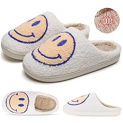 KEYUSHOP Happy Face Slippers for Kids Smile Face
