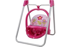 509 Crew Garden Doll 3-in-1 Feed n Swing Combo Play Set - Kids Pretend Play, Converts to Highchair, Swing, & Carrier, Ages 3+