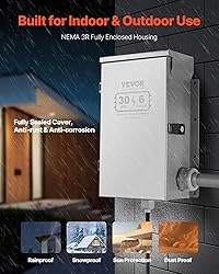 VEVOR Manual Transfer, 30-Amp 6-Circuit, Prewired