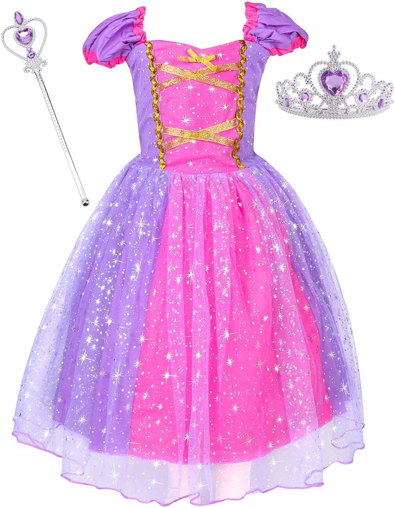 LENSEN Tech Princess Costume Baby Girls Dress