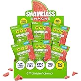 Shameless Snacks - Healthy Low Calorie Snacks, Low Carb Keto Gummies (Gluten Free Candy) - 6 Pack Wassup Watermelon