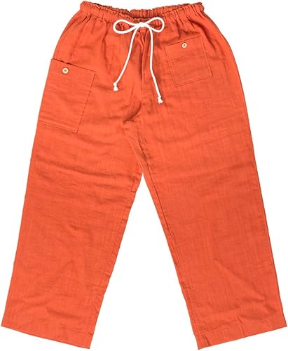 パジャマ工房 レディース リラックスパンツ 綿100 二重ガーゼ ダブルガーゼ 709 ブラック パジャマ ルームウェアボトムス 通販 Amazon