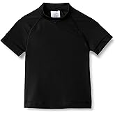 Amazon Essentials Boys and Toddlers' Short Sleeve Rashguard T-Shirt