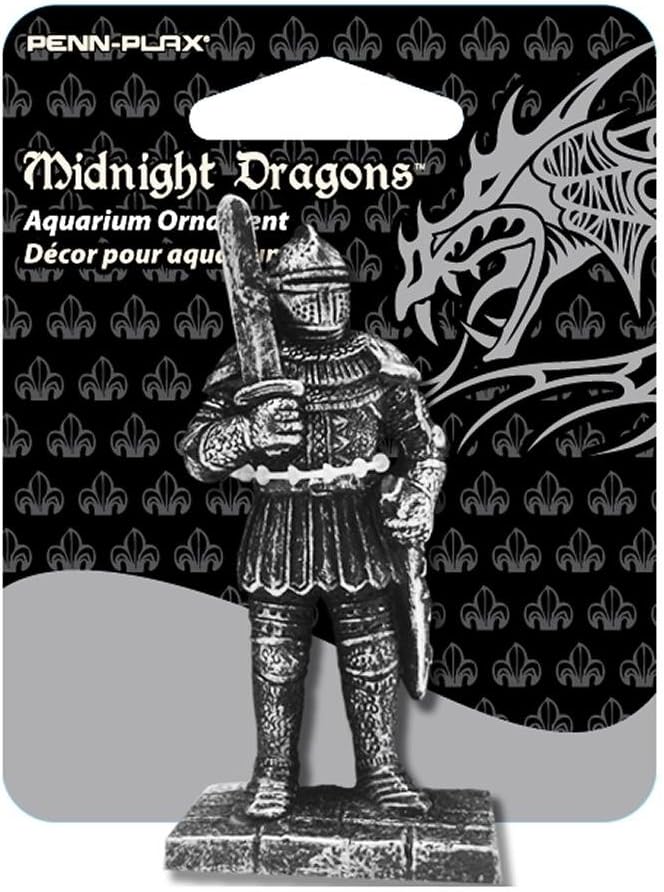 Midnight Dragons Mini Knight Aquarium Ornament