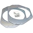 Custom Install Parts Electroplated Front Speaker Adapter Converts 4 by 6 Inch Factory Speakers to 5.25 Inch Aftermarket Speakers (4x6 to 5.25") Compatible with Jeep Wrangler 1997-2006