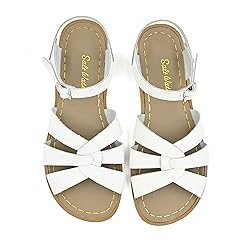 The Salt Water Original Sandal, White, Size 9 Toddler